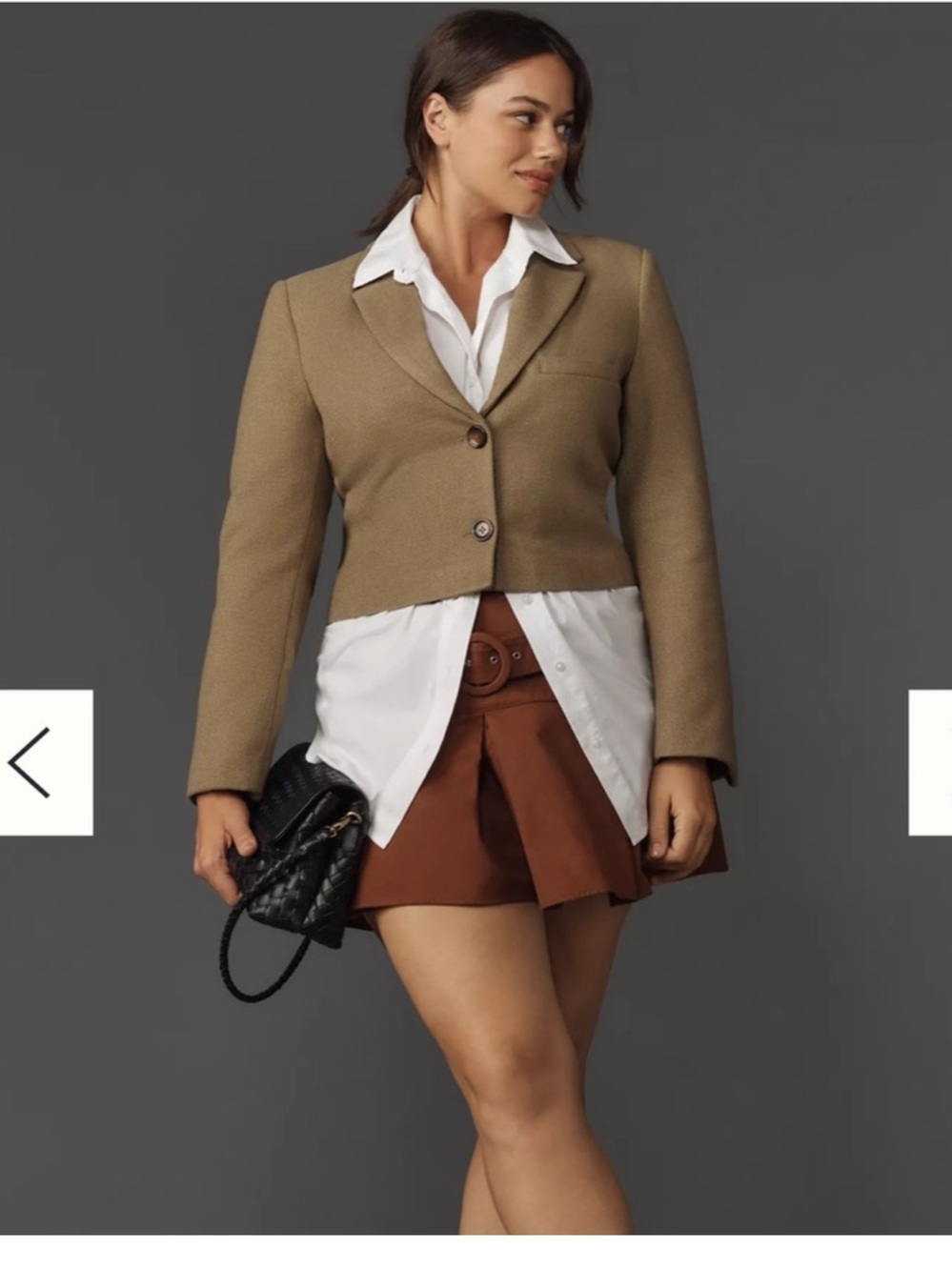 NWT By Anthropologie Cropped Blazer size 4 - Picture 1 of 11
